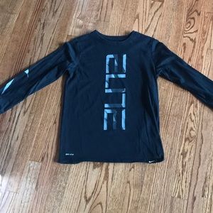 Nike Boys Elite Dri-Fit Long Sleeved Shirt